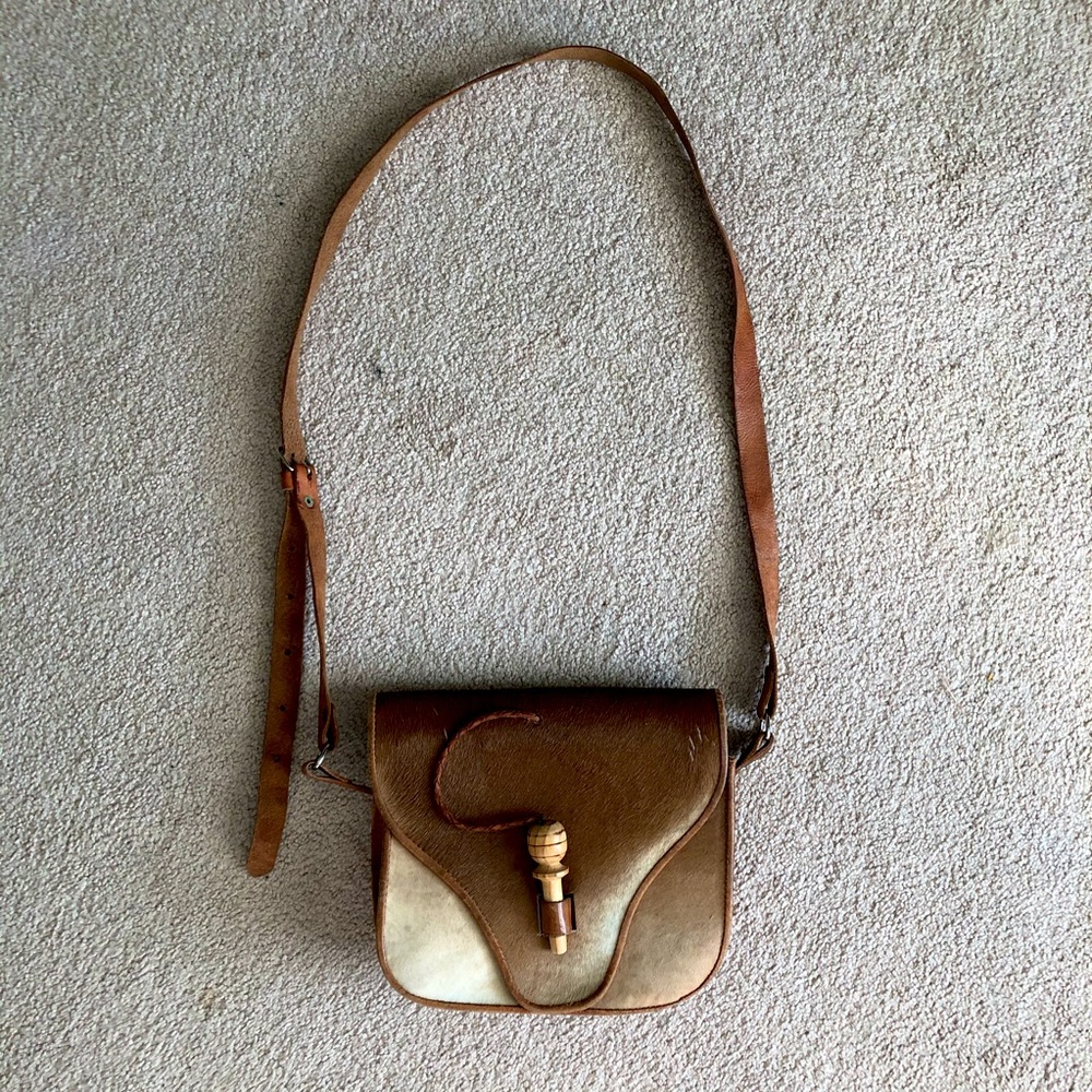 Mexican Authentic Cowhide Crossbody purse